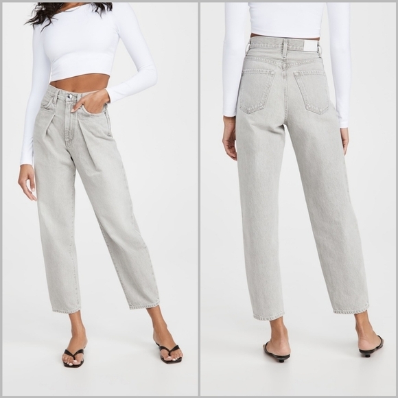 GOLDSIGN The Pleat Curve Jeans - Picture 1 of 12